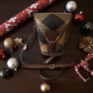 ❄️Woven Wicker Crossbody Bag, Elliot Luca Crossover Bag